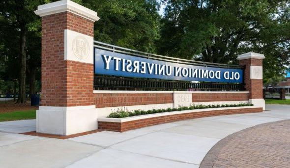 Old Dominion University sign